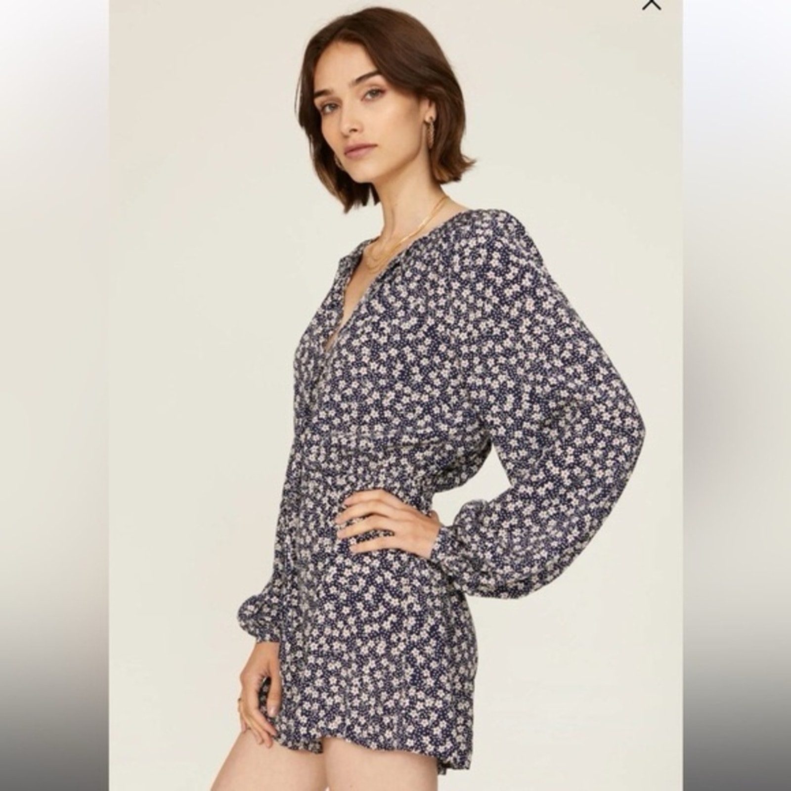 Polo Ralph Lauren Floral Crepe Romper Size 0 Nwt